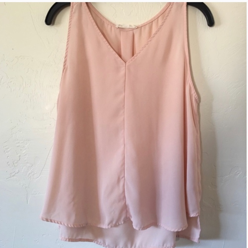 Light weight blush tank